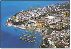 Panoramic photo of Edipsos and Capri hotel