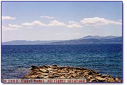 Sea coast near Edipsos